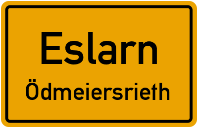 Straßenverzeichnis Eslarn Ödmeiersrieth