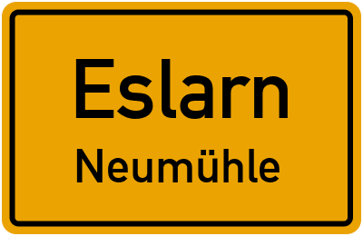 Straßenverzeichnis Eslarn Neumühle