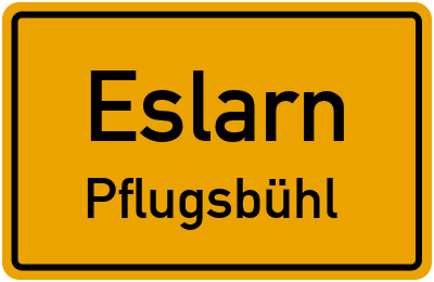 Straßenverzeichnis Eslarn Pflugsbühl