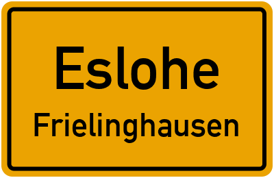 Straßenverzeichnis Eslohe Frielinghausen