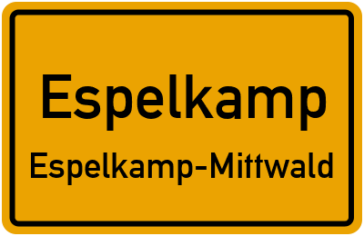 Straßenverzeichnis Espelkamp Espelkamp-Mittwald