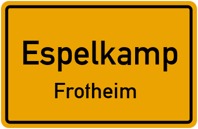 Straßenverzeichnis Espelkamp Frotheim