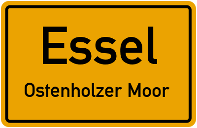 Straßenverzeichnis Essel Ostenholzer Moor