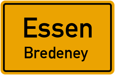 Straßenverzeichnis Essen Bredeney