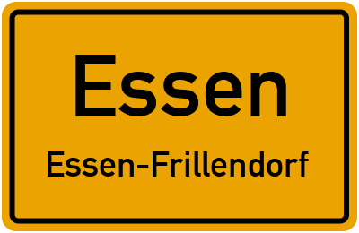 Straßenverzeichnis Essen Essen-Frillendorf