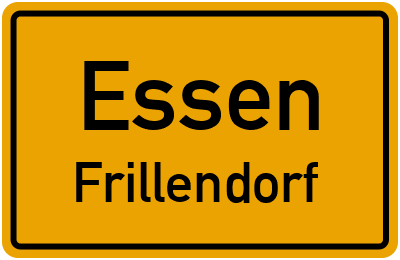 Straßenverzeichnis Essen Frillendorf