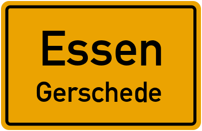 Straßenverzeichnis Essen Gerschede