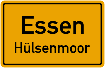 Straßenverzeichnis Essen Hülsenmoor