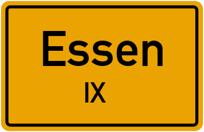 Straßenverzeichnis Essen IX