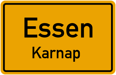 Straßenverzeichnis Essen Karnap