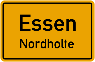 Straßenverzeichnis Essen Nordholte