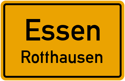 Straßenverzeichnis Essen Rotthausen