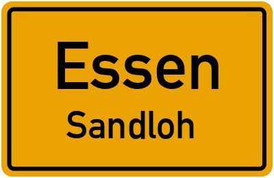 Straßenverzeichnis Essen Sandloh