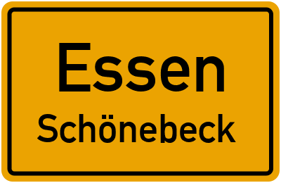 Straßenverzeichnis Essen Schönebeck