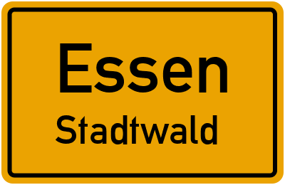Straßenverzeichnis Essen Stadtwald