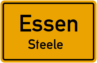 Straßenverzeichnis Essen Steele
