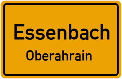 Straßenverzeichnis Essenbach Oberahrain