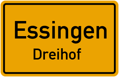 Straßenverzeichnis Essingen Dreihof