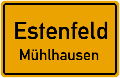 Straßenverzeichnis Estenfeld Mühlhausen