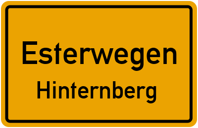 Straßenverzeichnis Esterwegen Hinternberg