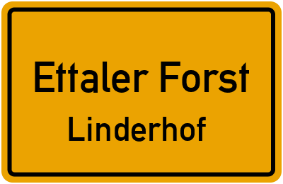 Straßenverzeichnis Ettaler Forst Linderhof