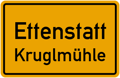 Straßenverzeichnis Ettenstatt Kruglmühle