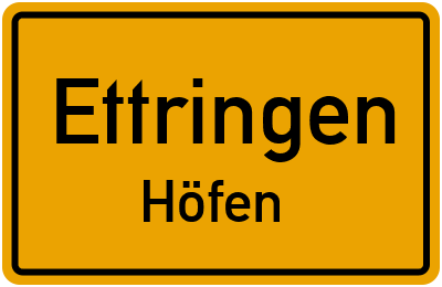Straßenverzeichnis Ettringen Höfen