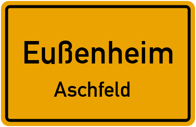 Straßenverzeichnis Eußenheim Aschfeld