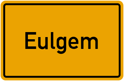 Ortsschild von Gemeinde Eulgem in Rheinland-Pfalz