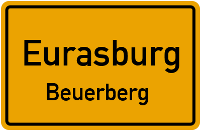 Ortsschild Eurasburg Beuerberg