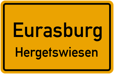 Ortsschild Eurasburg Hergetswiesen