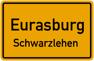 Ortsschild Eurasburg Schwarzlehen