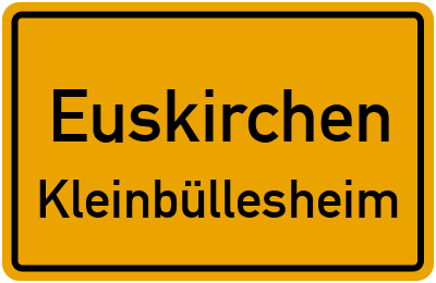Straßenverzeichnis Euskirchen Kleinbüllesheim