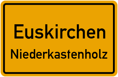 Ortsschild Euskirchen Niederkastenholz