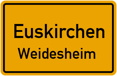 Straßenverzeichnis Euskirchen Weidesheim