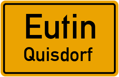 Straßenverzeichnis Eutin Quisdorf