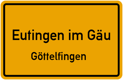 Straßenverzeichnis Eutingen im Gäu Göttelfingen