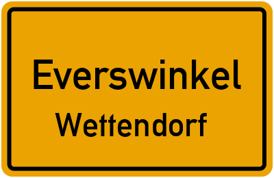 Straßenverzeichnis Everswinkel Wettendorf