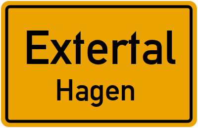 Straßenverzeichnis Extertal Hagen