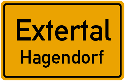 Straßenverzeichnis Extertal Hagendorf