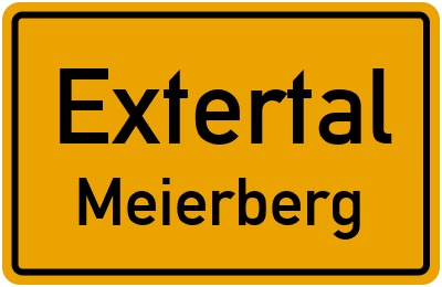 Straßenverzeichnis Extertal Meierberg