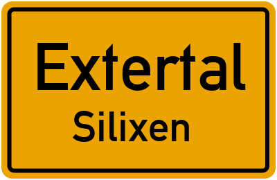 Ortsschild Extertal Silixen