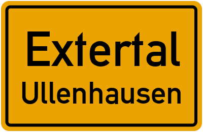 Straßenverzeichnis Extertal Ullenhausen