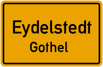 Straßenverzeichnis Eydelstedt Gothel