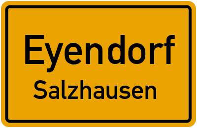 Straßenverzeichnis Eyendorf Salzhausen