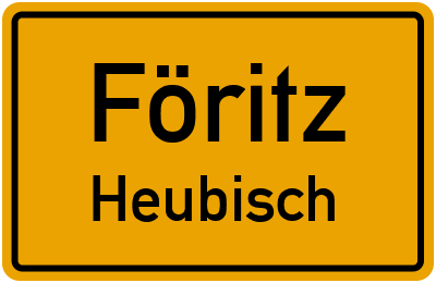 Straßenverzeichnis Föritz Heubisch