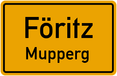 Straßenverzeichnis Föritz Mupperg