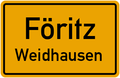 Straßenverzeichnis Föritz Weidhausen