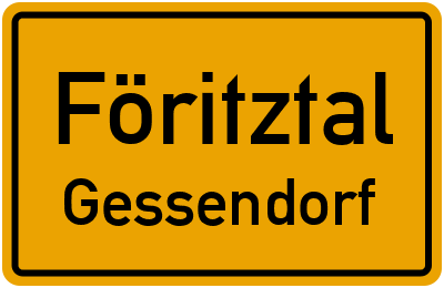 Straßenverzeichnis Föritztal Gessendorf