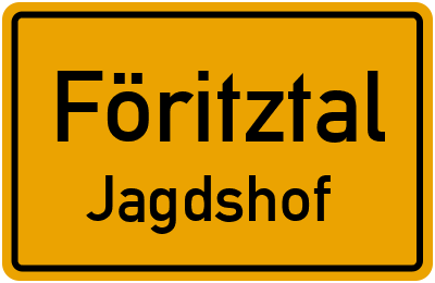 Straßenverzeichnis Föritztal Jagdshof